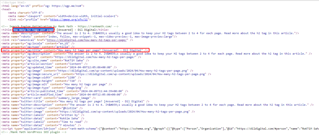 found keyword in Source code screenshot