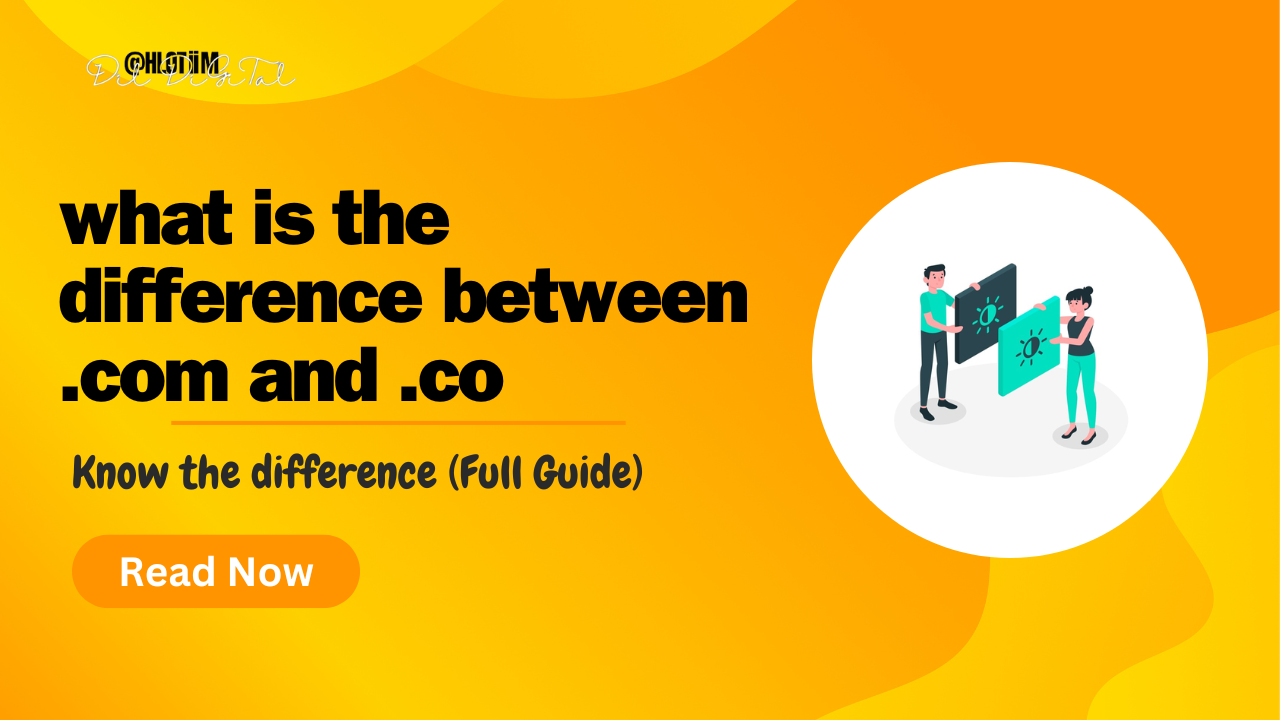 what is the difference between .com and .co